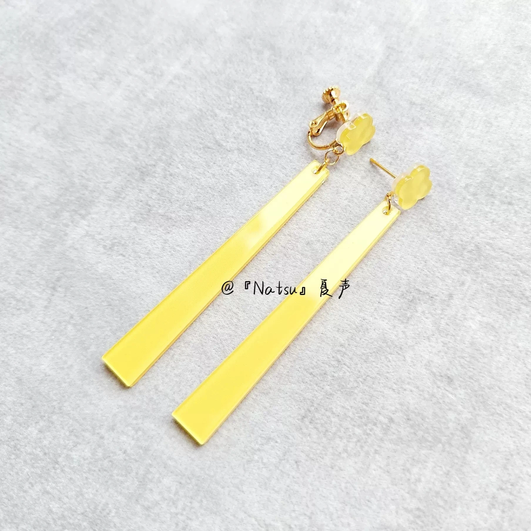 Anime Arknights Eunectes Metal Earrings Take Photo Props Accessories Cosplay Costume Ear Clips Acrylic