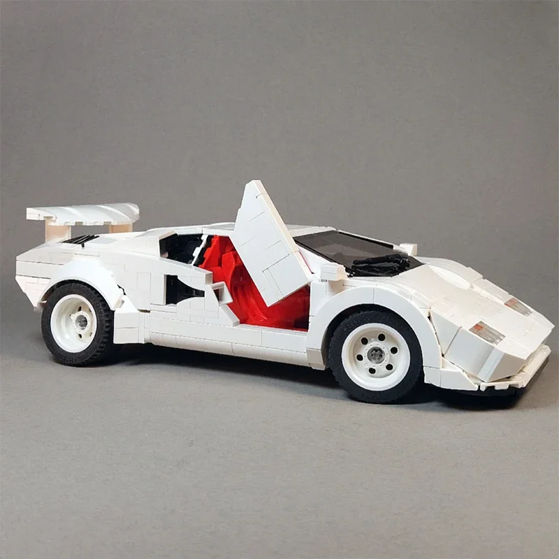 市車モデル MOC ビルディングレンガスピードチャンピオンスポーツカーカウントモジュラーテクノロジーギフト子供の休日組み立てるおもちゃスーツ