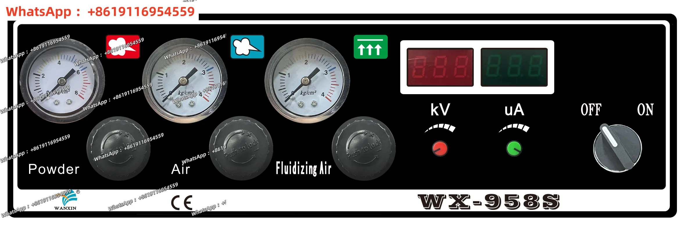 Multi Purpose and Efficient Electrostatic Powder Spraying Machine WX-958S