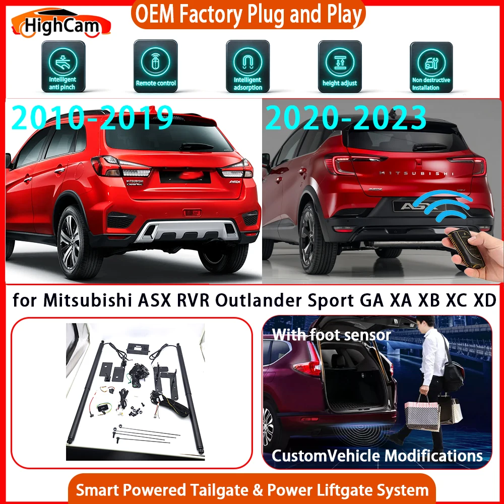 for Mitsubishi ASX RVR Outlander Sport GA XA XB XC XD OEM Smart Powered Tailgate Power Liftgate Tailgate Power Lift Gate