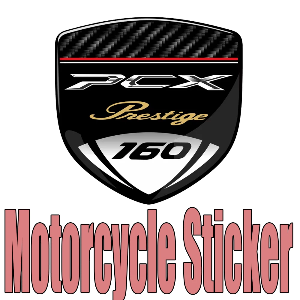 

For Honda PCX 125 150 PCX125 PCX150 PCX160 Decal 3D Resin Motorcycle Sticker Aesthetically decorative