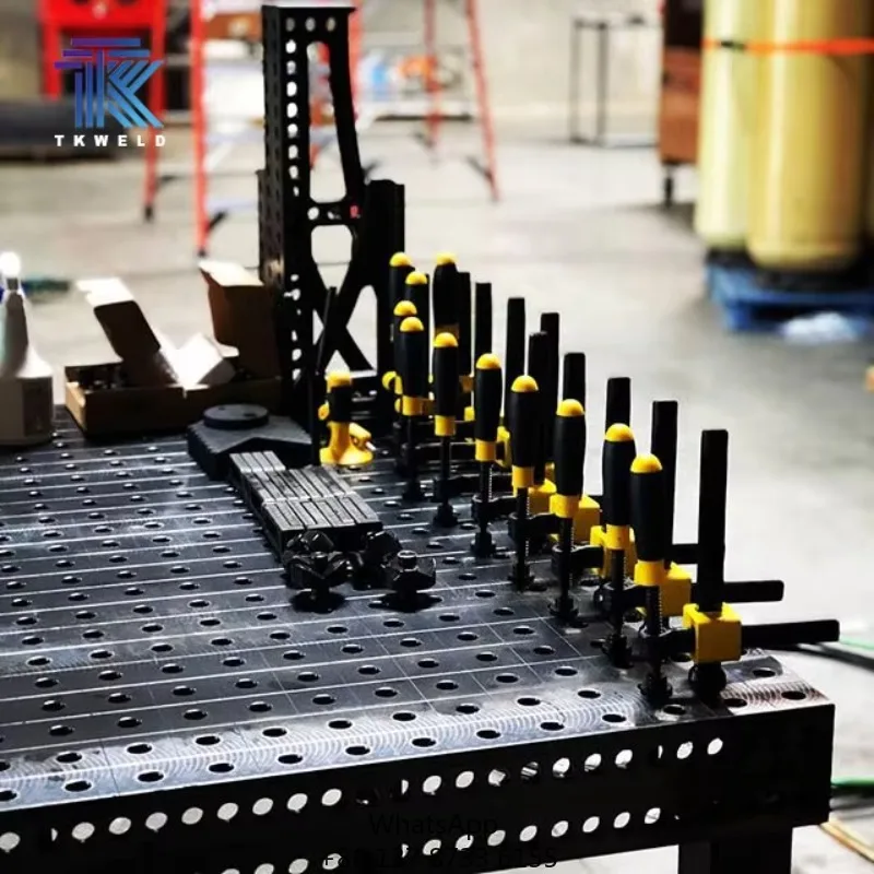D16 D28 1000*800*200mm Jig Welding Fixtures CE Certified 3D Table 2D Steel Robot For Factory Use Condition New