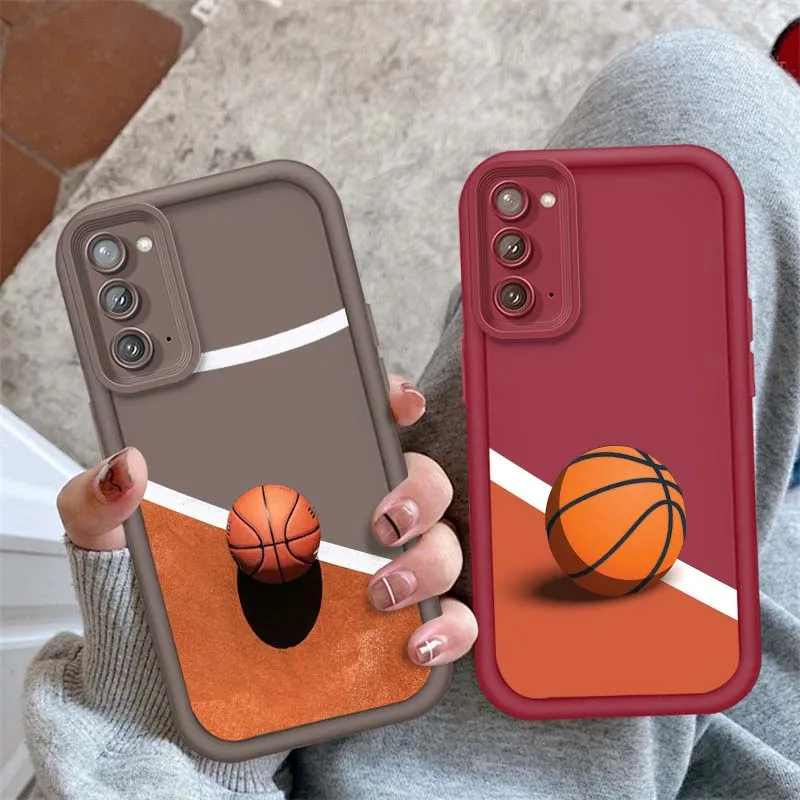 

Hot basketball Cool Phone Case For Samsung Galaxy S25 S24 S23 S22 S21 S20 Ultra Plus FE 5G Eye Ladder Soft TPU Cover