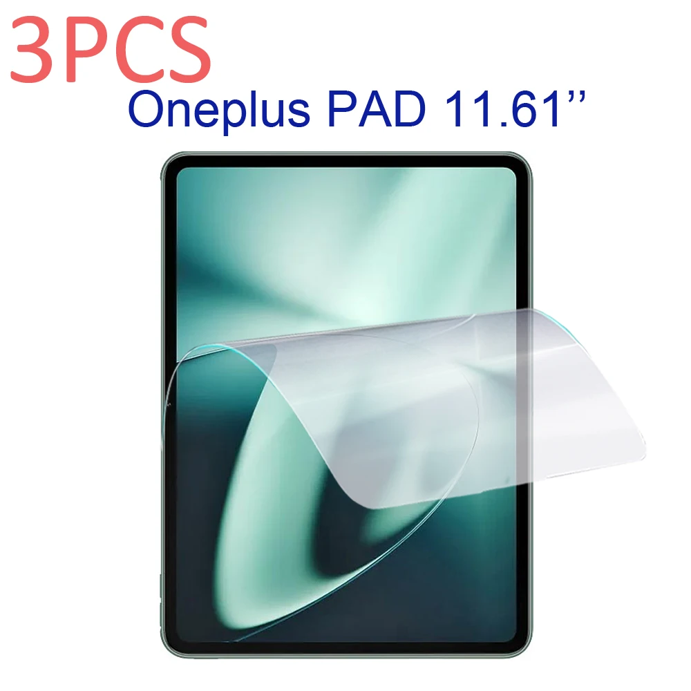 

3PCS Soft PET screen protector for Oneplus pad 11.6'' tablet anti-explosion protective film