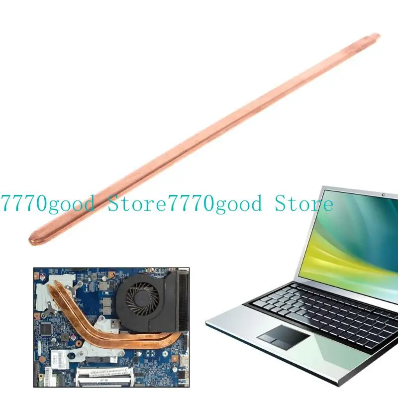 

31BA Copper Flat Heat Pipe for Cooling Laptop CPU GPU Heatsink 220mm x 8mm x 3mm
