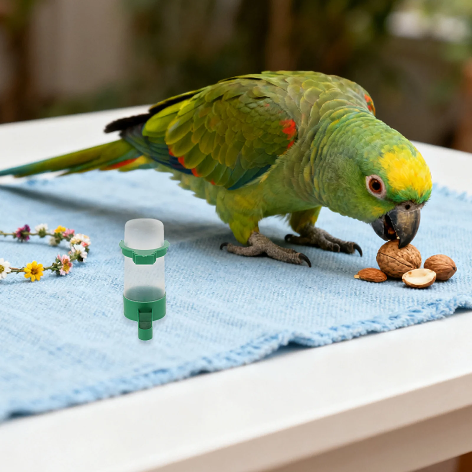 

16Pcs Automatic Bird Waterer 60Ml Plastic Dispenser Cup Prevents Wastage Easy Mount Cage Feeder for Parrot Canary Finch Pigeon