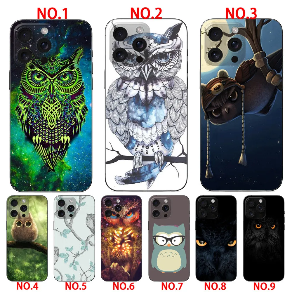 Animal Owl on the tree phone case  for iPhone 14 14 Plus 14 Pro 14 Pro Max 15 15 Plus