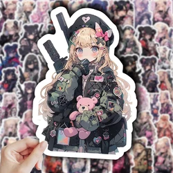 10/30/60PCS Anime Killer Girl Stickers Kawaii Cartoon Decoration Decals Waterproof Graffiti Laptop Skateboard Car Cute Sticker