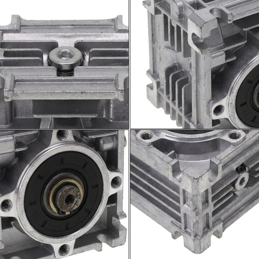 5 1-80 1 Gear Reducer for nema 23 for Worm Gear Ratio 5 1 To 80 1 Input Aperture 9 11mm Stainless Steel Material Torque 2.6-24