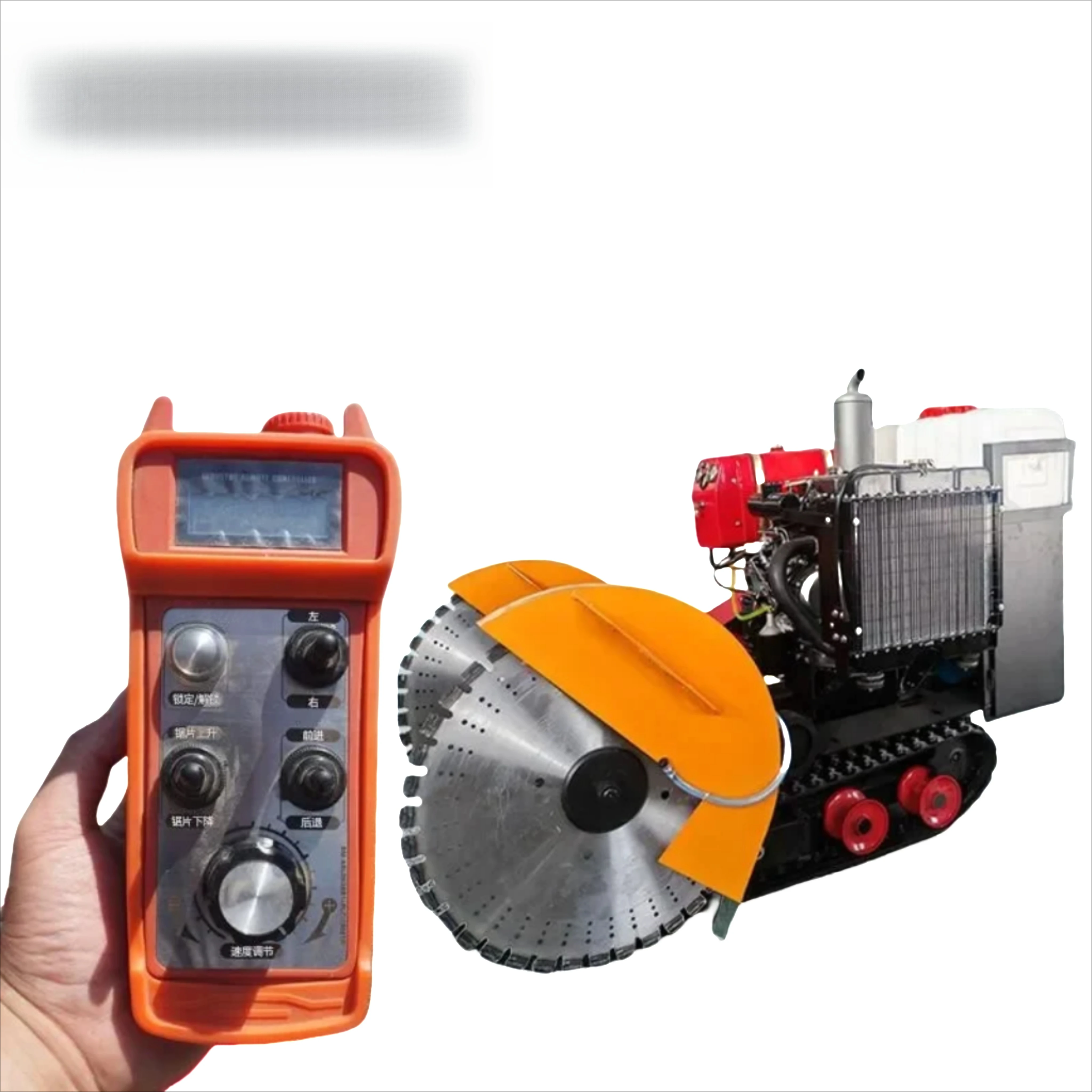Fast Cutting Crawler Road Cutter Concrete Pavement Industry Remote-Controlled Machine