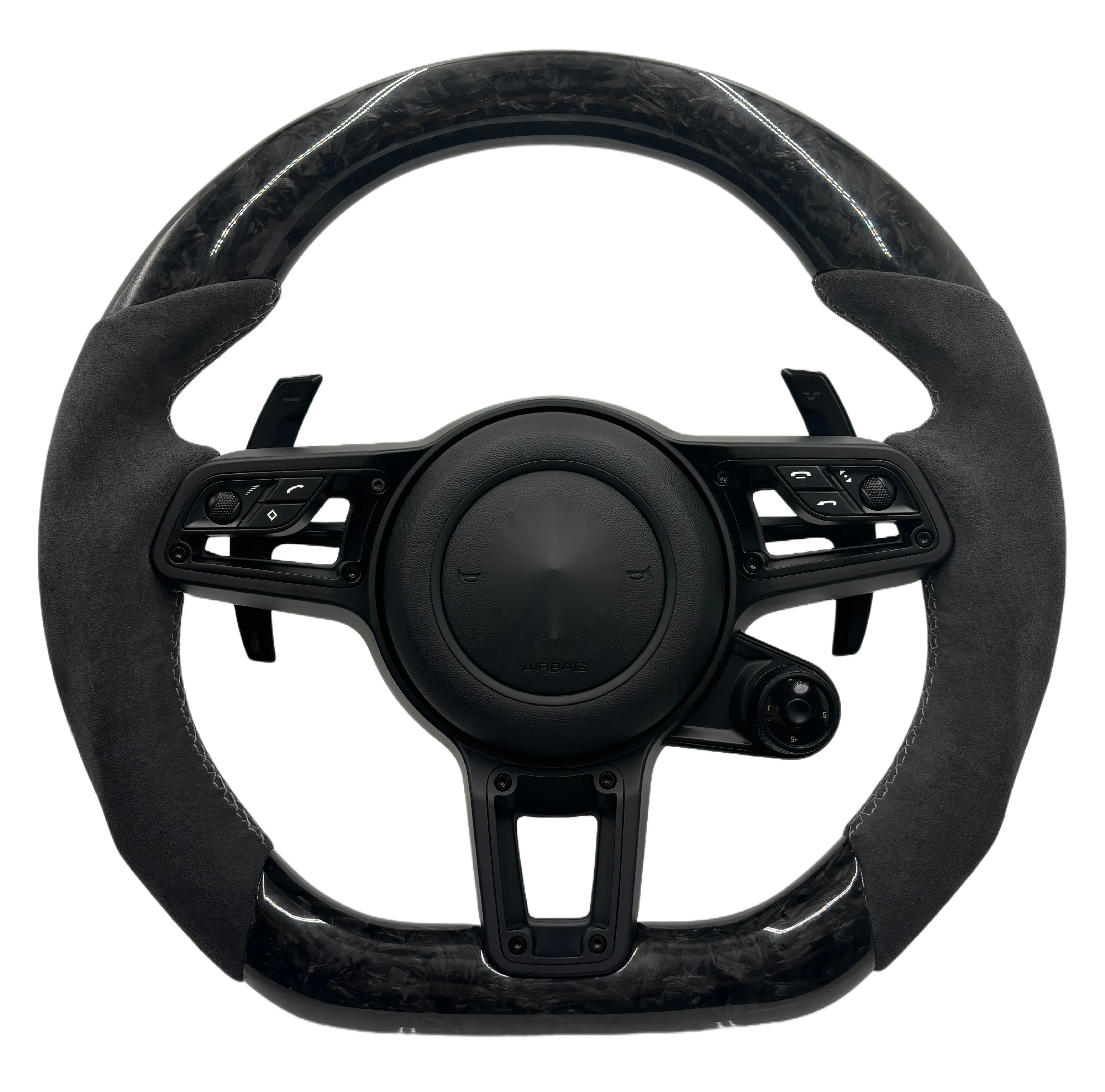 Suitable for Upgrading the 1 Panamera Macan Cayenne 918 911 718 970 971 958 Forged Carbon Fibre Steering Wheel