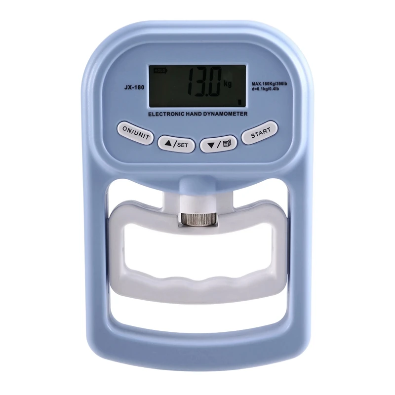 396Lbs/180Kg JX-180 Digital Hand Dynamometer Grip Strength Tester