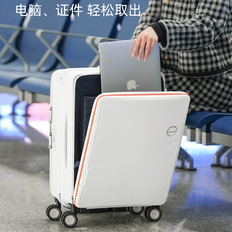 

Новый двойной открытый широкий багаж с тяговой перекладиной. Передний открытый дорожный чемодан. Прочный чемодан 20/25 дюймов.