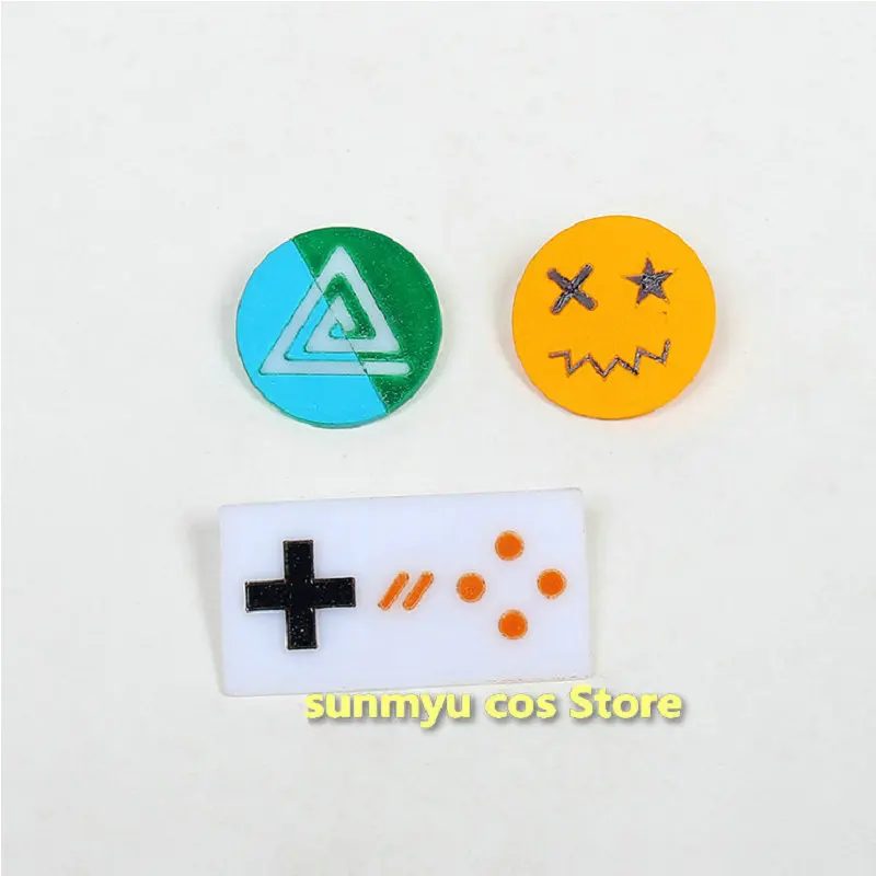 Min suha Badges Cosplay NIJISANJI Vtuber Min suha Cosplay Accessory Vtuber Cosplay Badge