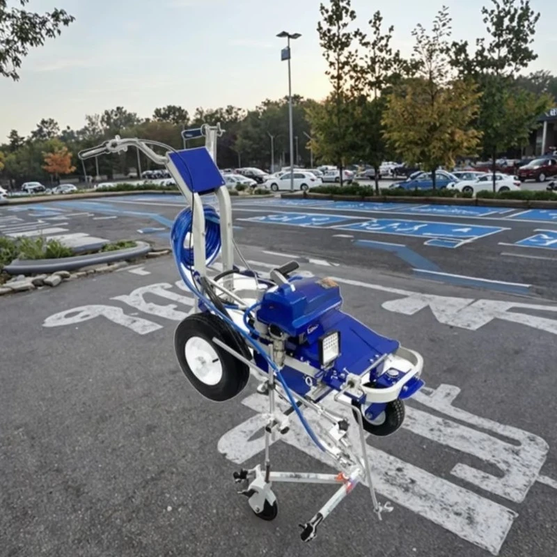 Spray Road Marking Machine  Hot Sale Electric Hand Push Cold Paint Spray Machine Cold Paint Line Striper