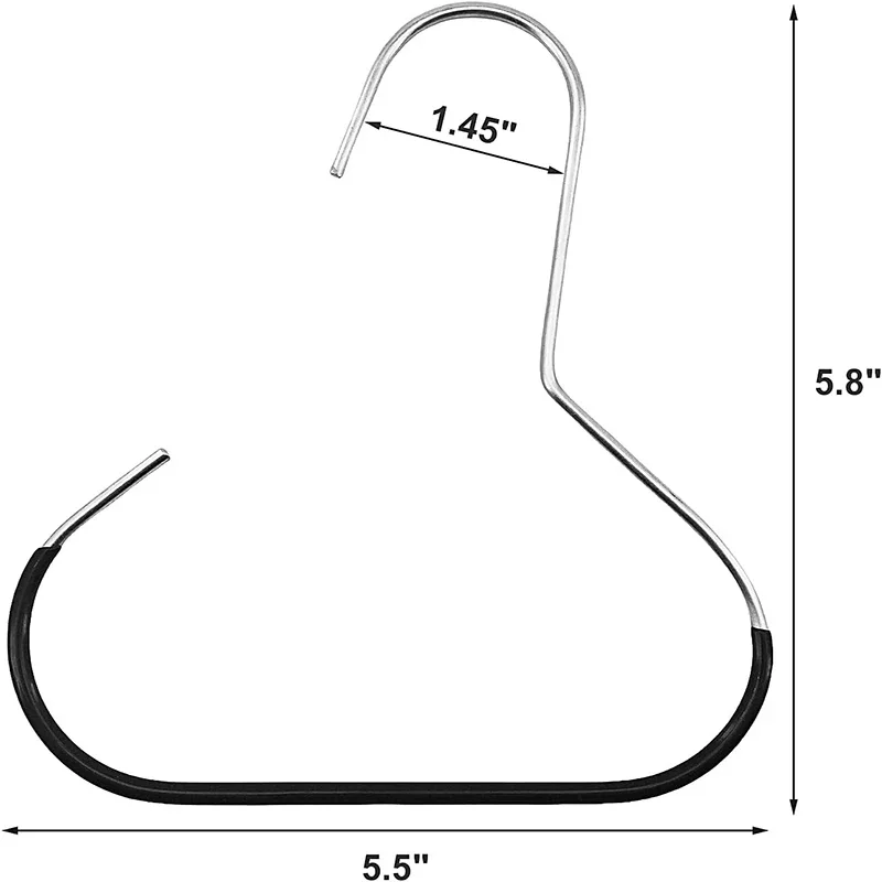 2Pcs Hat Storage Hooks, Multi-Cap Organizer Hanger for Closet Space Saving