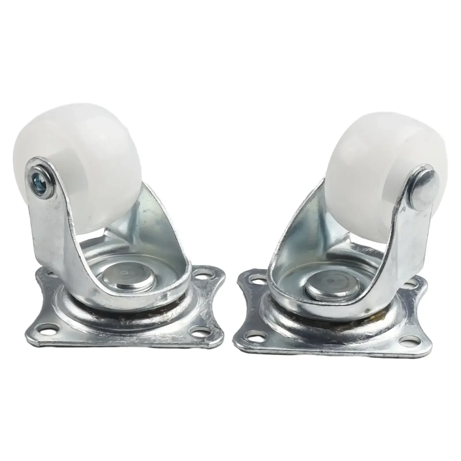 Parts Swivel Casters Homes Warehouses White/silver With Rubber Bearing Wheels Mount Ball Stroller High Quality