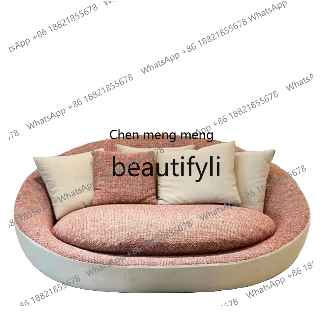 

Modern minimalist bowl-inspired art double sofa chair designer villa high-end custom bedroom furniture H