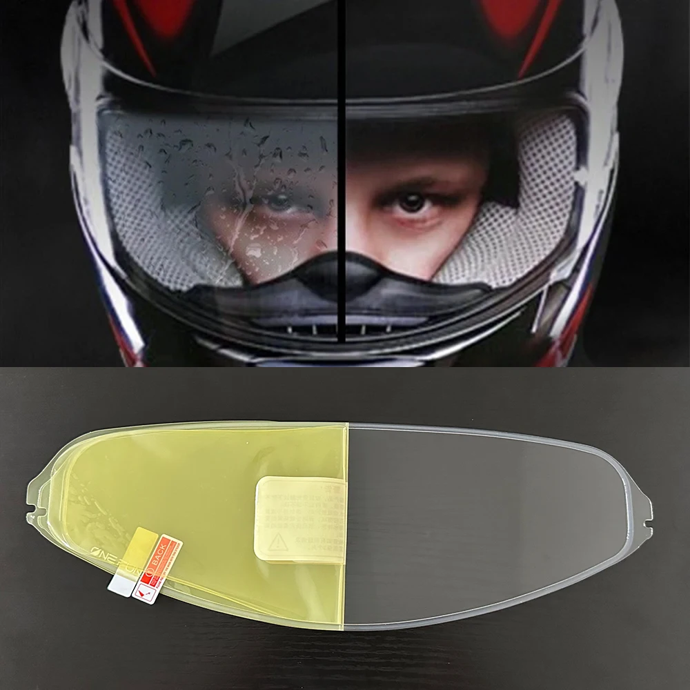 For LS2 FF300 FF370 FF396 FF358 FF325 FF394 FF386 Helmet Visor Film Anti Fog