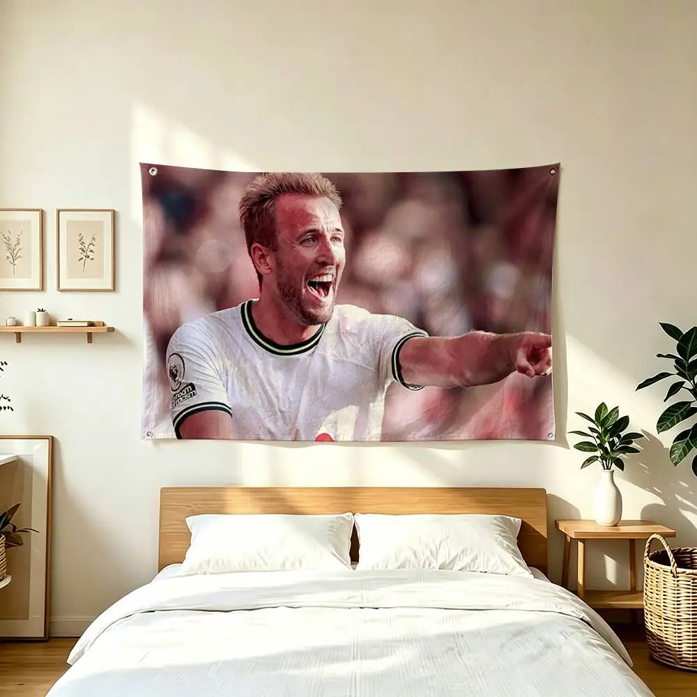 E-England  Harry Kane Football Star  Flag Suitable For Party Club Outdoor Interior Wall Decoration Banner Fans Gift