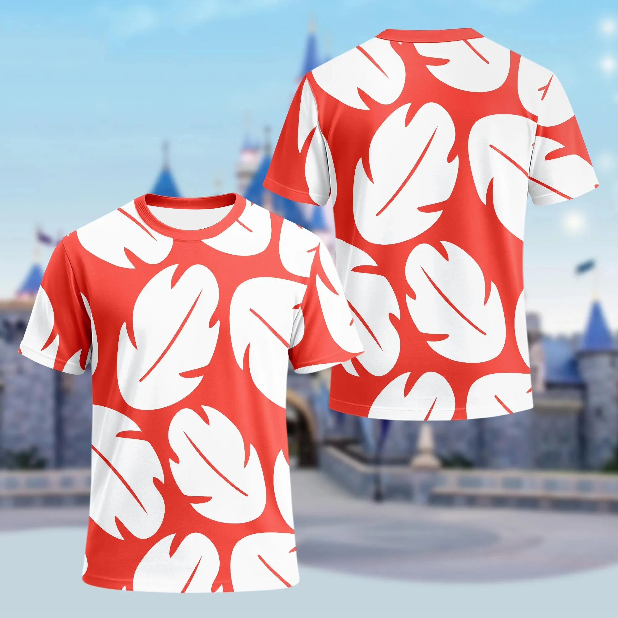 2027 New Blue Alien Character Clothing Kids Boys Girls Adults Family Matching Cartoon Cosplay Casual Outdoor Comfortable Top