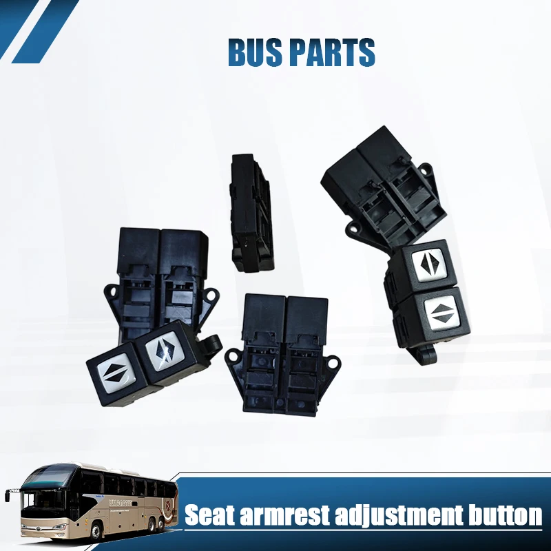 NEW HNROCK Seat Armrest Adjustment Button for Yutong, Higer, King Long, Zhongtong, Jinlong Bus Parts