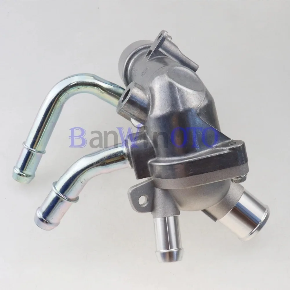 Carcasa  termostato  aluminio, salida  bomba  agua refrigerante l motor, compatible con Buick LaCrosse Regal Chevy Cap