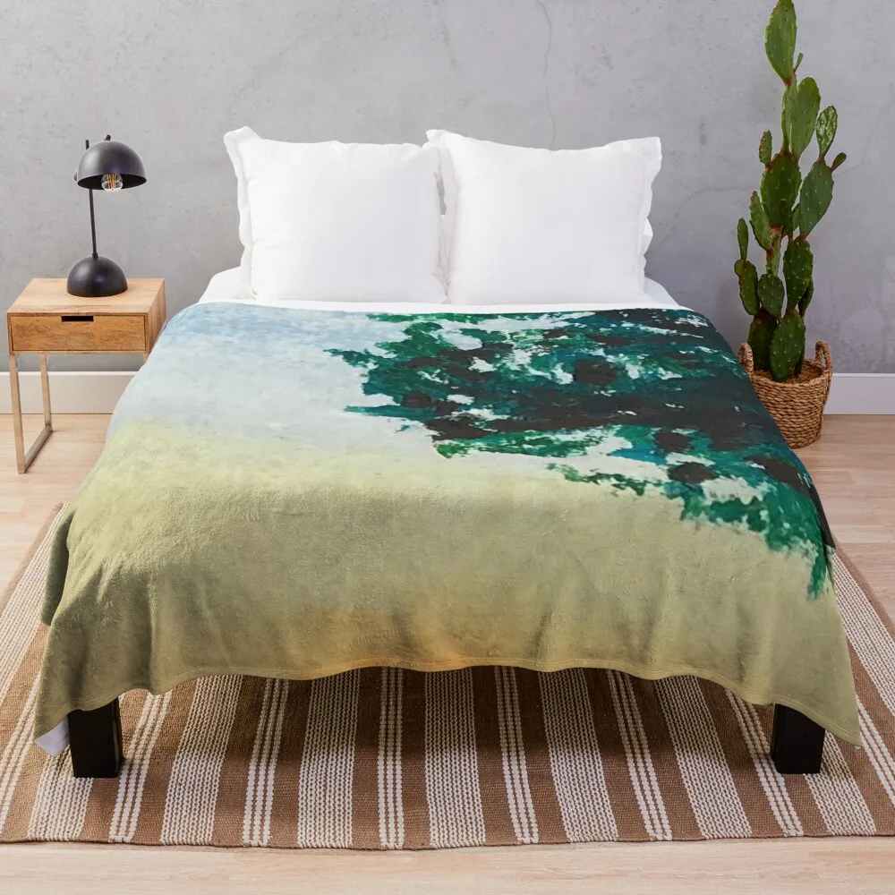 

Misty Sunrise (miniature) Throw Blanket decorative Heavy Loose Stuffeds Blankets