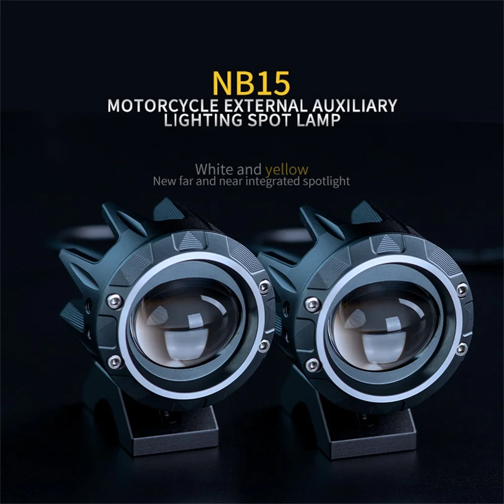 NB15 Motorcycle Headlamp Spotlight Bulb Light Emitting Diode Headlamp Projector