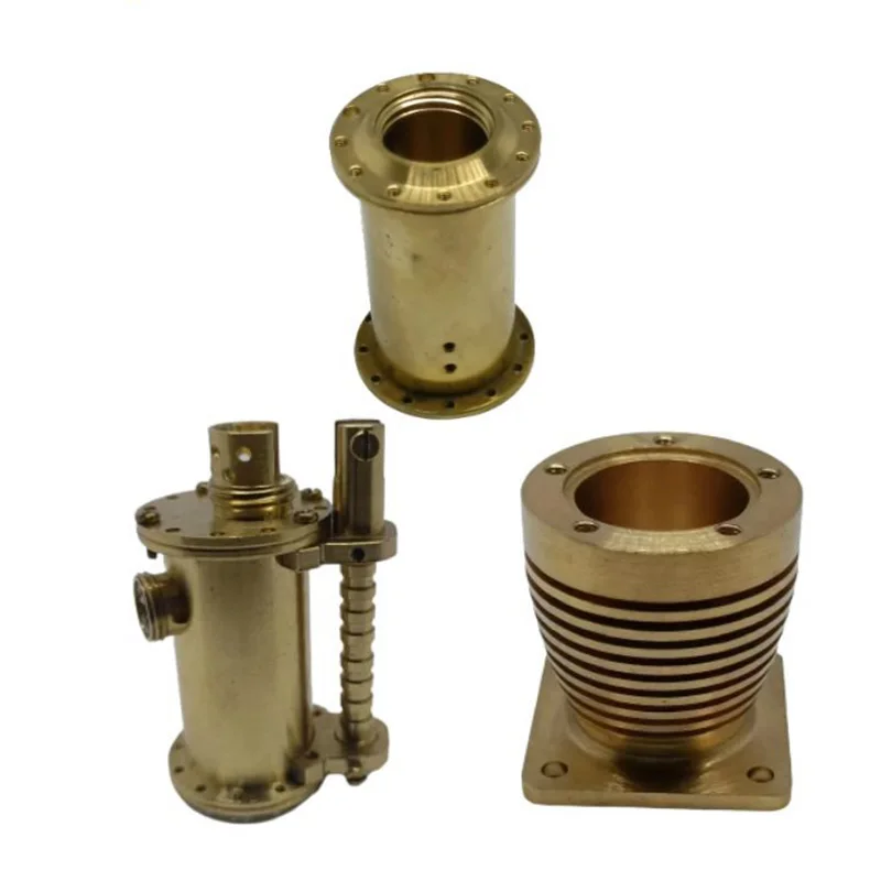 Custom CNC Lathe Machining Service Brass Connection Base Mechanical Parts Turning & Milling High Precision Components