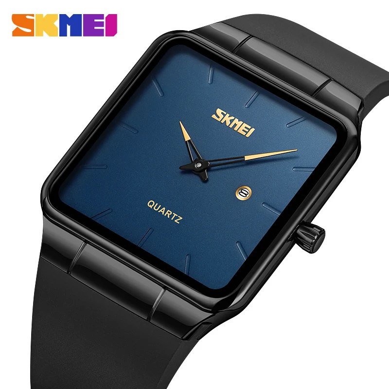 

SKMEI Business Men Luxury Watches PU Strap Quartz Wrsitwatches Male Auto Date Clock with Luminous Hands Reloj Hombre