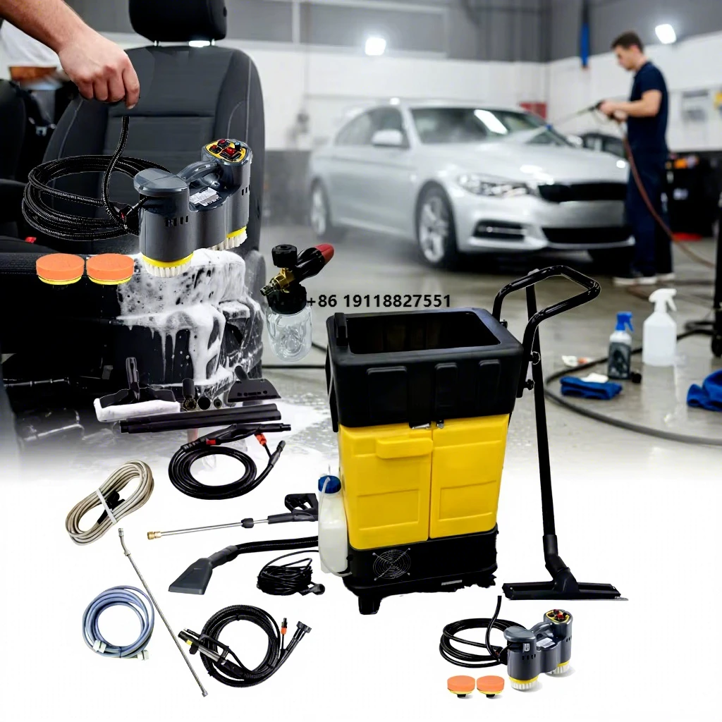 Portable E-24SGP High Pressure Washer Car Wash Machine Mobile Cleaning Equipment Multi-function Car Cleaning Machine 110v 220v