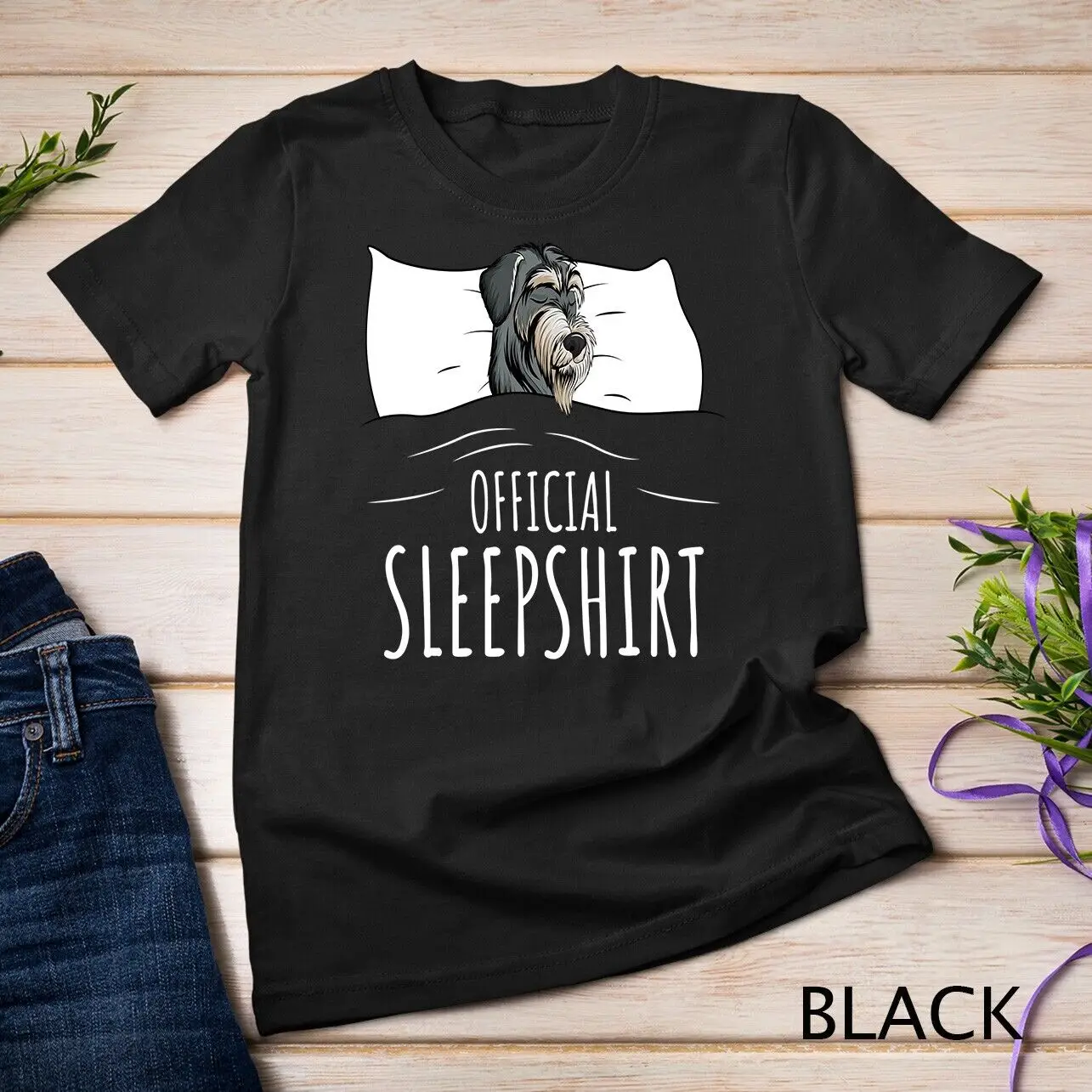

Miniature Schnauzer Pajama Official T shirt