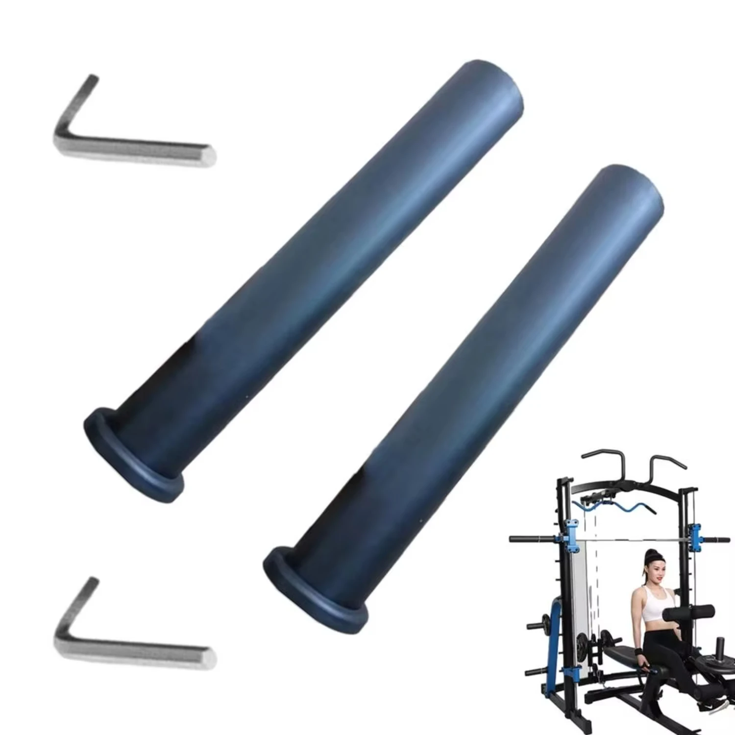 

Dumbbell Adapter Weightlifting Converts 1 Weight Plate Posts To 2 Weight Plate Posts Grip
