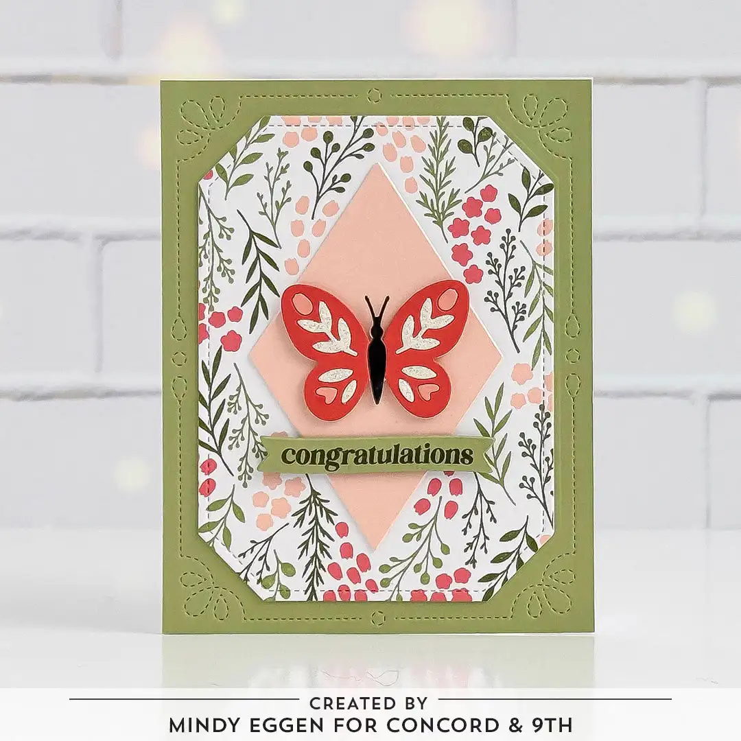CONCORD & 9TH October 2026 New Christmas Floral Stamps Cutting Dies Stencil For DIY Scrapbook Craft Greeting Card Handmade