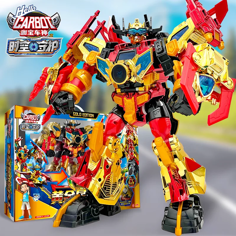 Hello Carbot Figuras de Ação Anime para Crianças, Unicrewzer, Zetcrewzer, Robô Transformador, Carros Combinados de Modelos, Menino Brinquedos, Presente