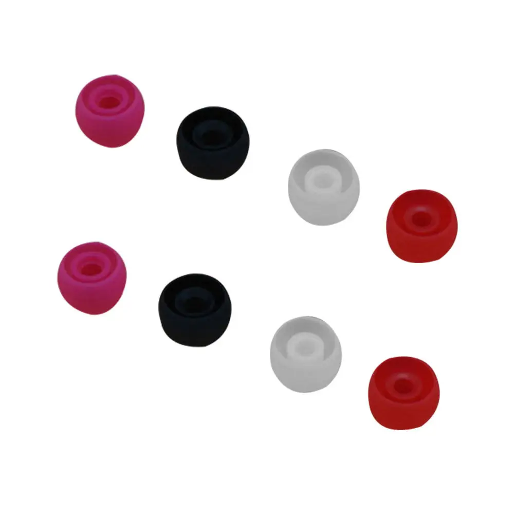 8Pcs in-Ear Headphones Silica Gel Earmuffs for Earphone Soft Silicone Covers Noise Isolation Clear Sound Protection