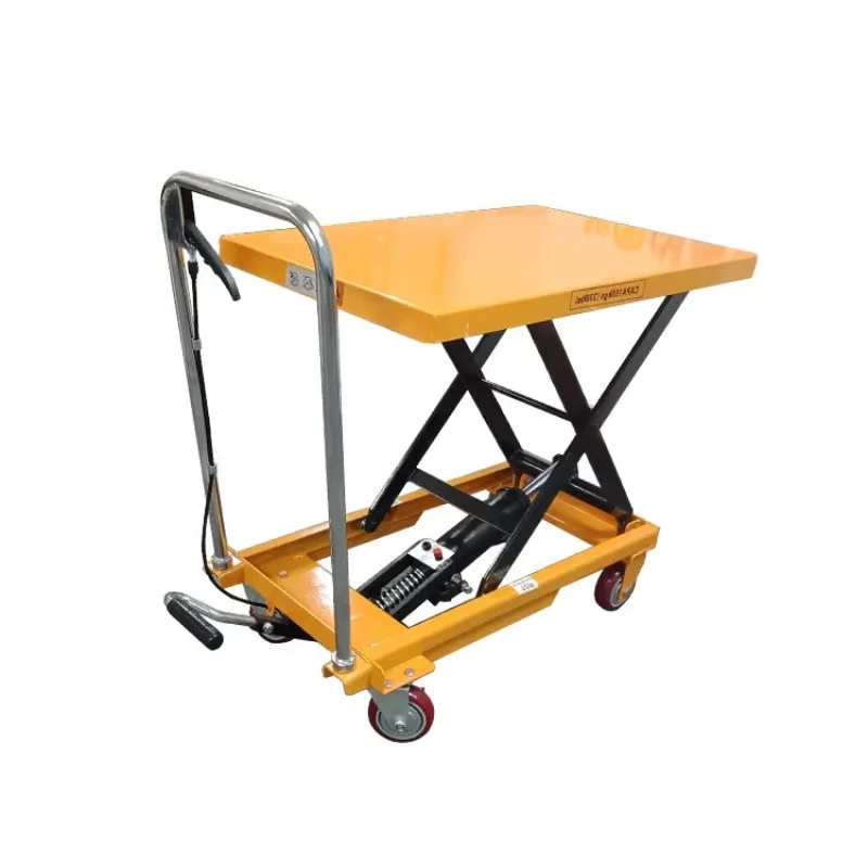 

【Best-selling】Motorcycle Platform Lift Table Scissor Lifting Table Trolley Manual Lift Forklift