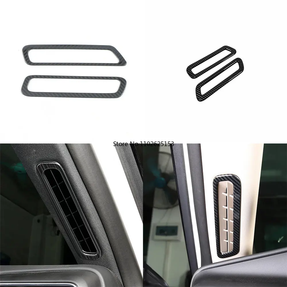 

Front A Pillar Air Vent Outlet Cover Rear Seat Third Row A/C Condition Outlet Vent Panel Stickers For Ford Explorer 2020-2021