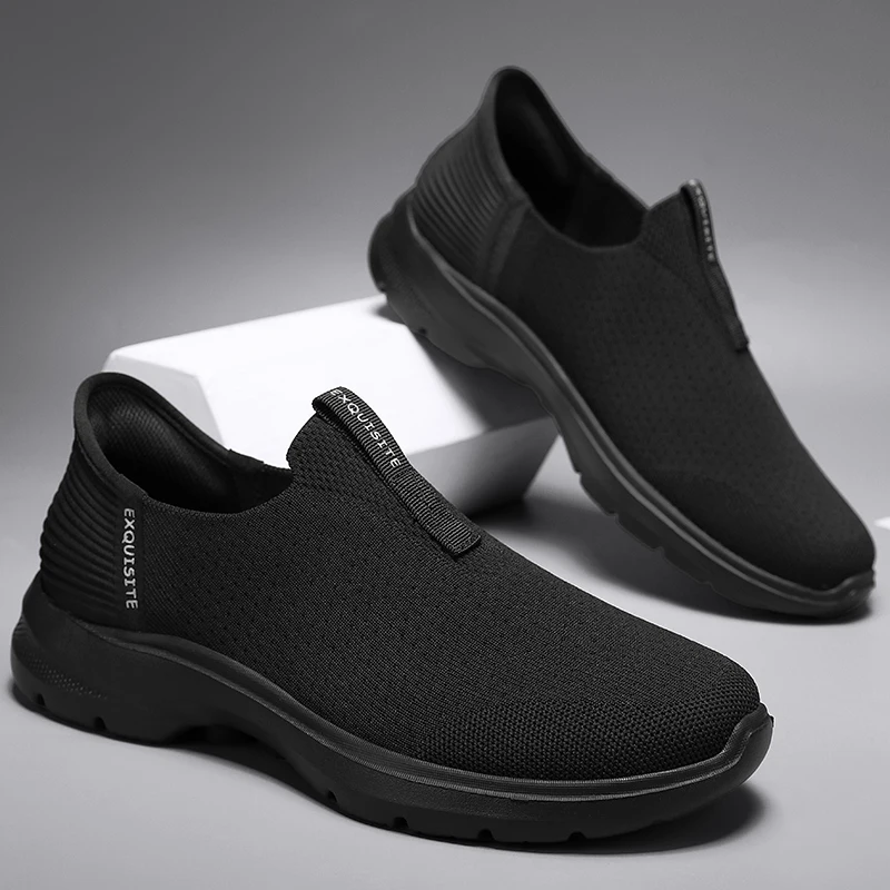 

Мужская осенняя одежда без шнуровки Walking oes Удобная дышащая легкая прочная спортивная oes Широкая посадка Легко носить