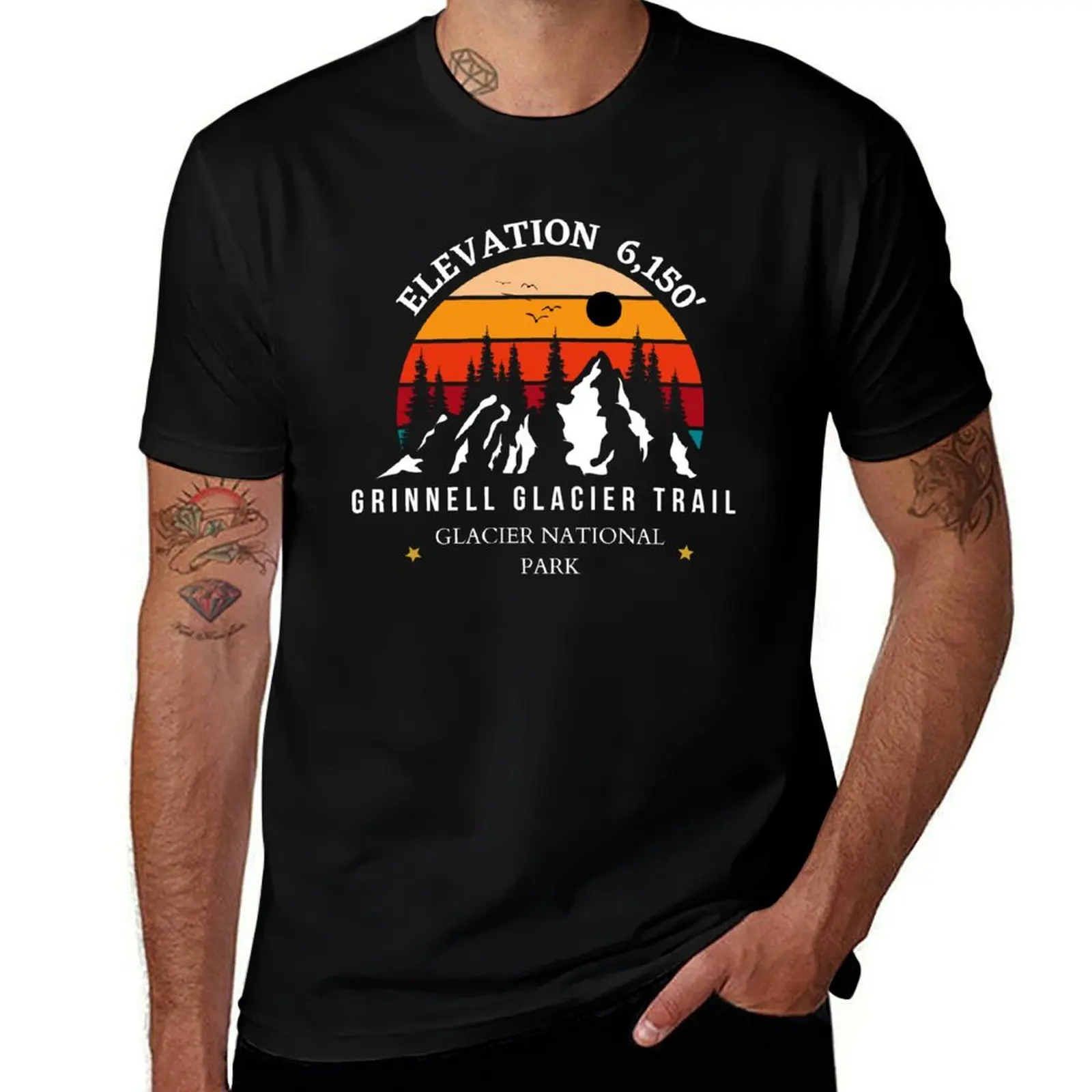 Grinnell Glacier Trail Glacier National Park T-Shirt t shirts with prints T-Shirt
