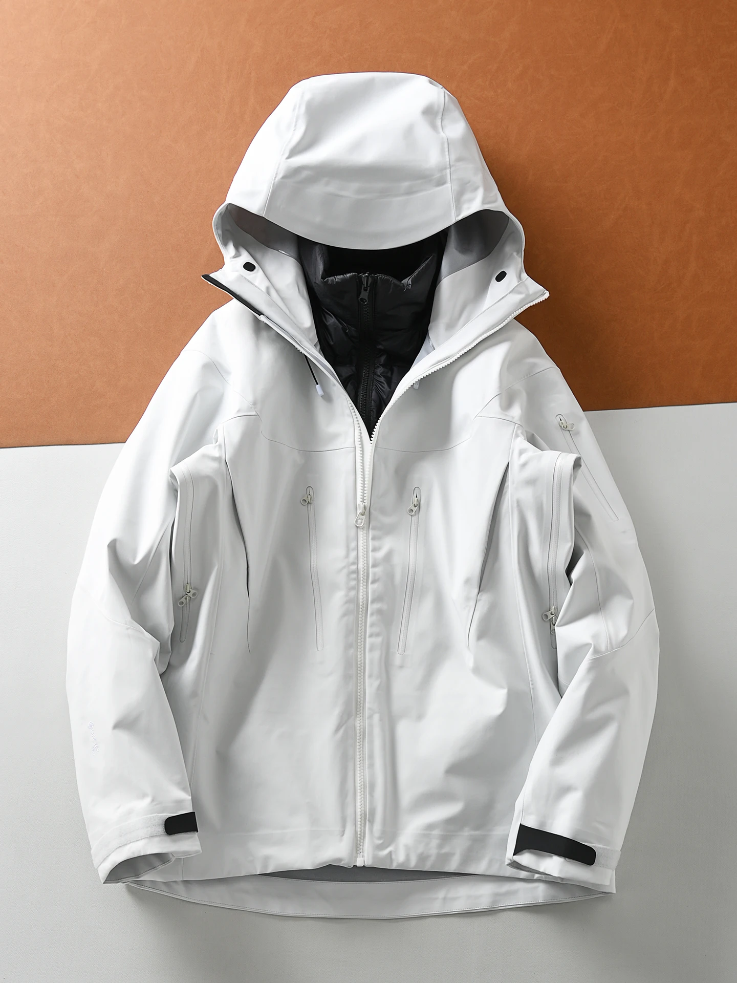 

Alfa Climbing SV Seventh Generation High-End Fully Sed Detachable Inner Vest Tee-In-One Jaet down Coat Mountain Climbi...