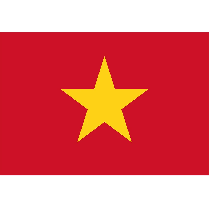 Hanging  90X150cm Vietnam Flag Star On Red Flag