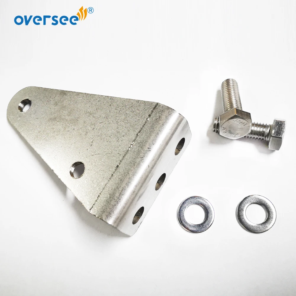 3NV-83830 Hook Plate Kit For Tohatsu Outboard Motor 2T 4T MFS 25C-30C 3NV-83890-0 ; 3F3-84908-0 Seal Ring; 910103-1030 Bolt