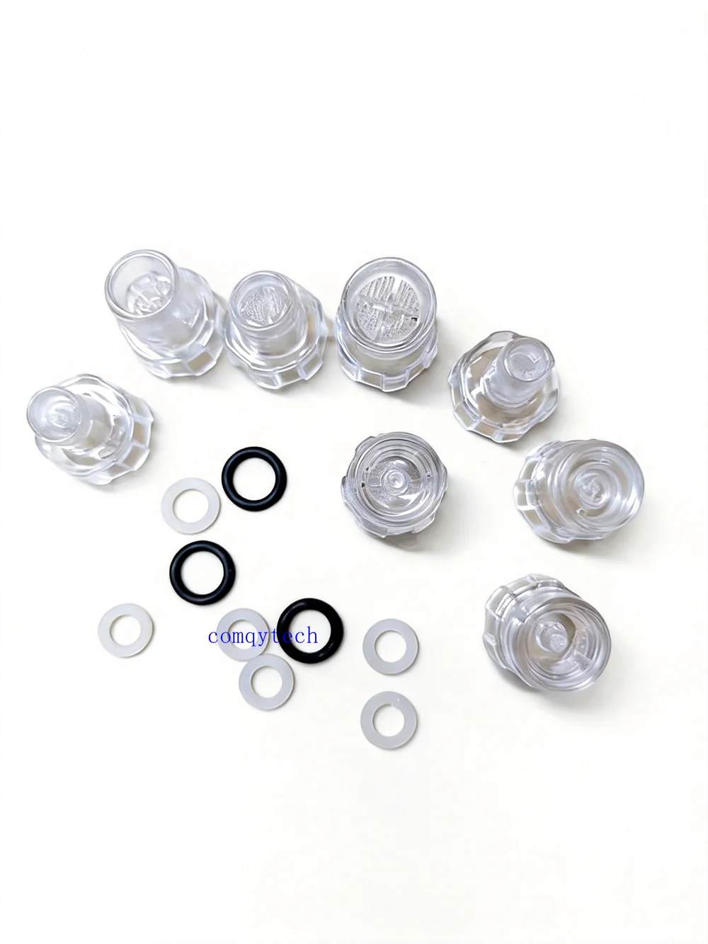 8PCS/Pack Hydra Head Replacement Plastic Tips Facial Care Skin Accessories Hydra Water Oxygen Facial Cleansing Tools
