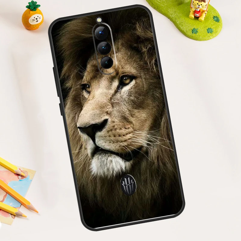 King Of The Jungle Lion Case For ZTE Nubia RedMagic 11 Pro 10 9 8 8S 9S 10S Pro Plus 5G 5S 6 7 6S 7S Pro 11 Air Cover - view 6