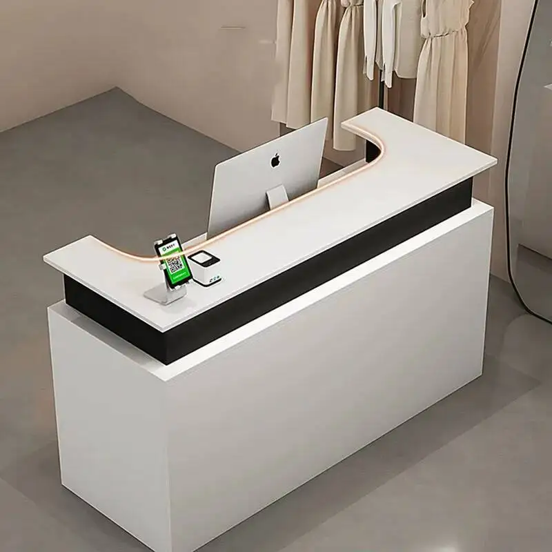 

Modern Professional Garage Simple Counter Aesthetic Compact Office Reception Desks Beauty Salon Empfangtheke Home Furniture