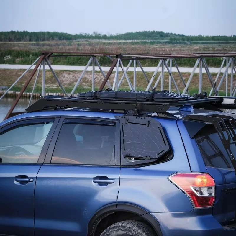 New Off-Road Grade Alloy Steel Roof Platform Cargo Carrier for Forester SH Overlanding