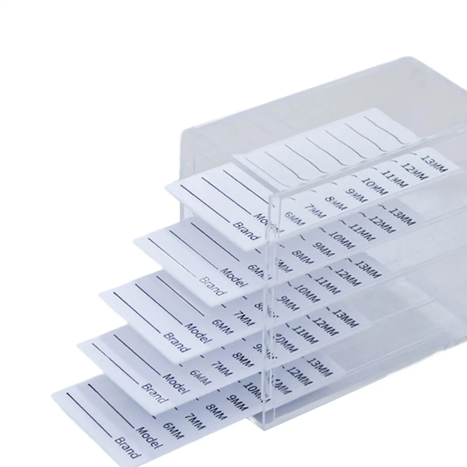 5 Layers Eyelash Extensions Storage Box Shatterproof Sturdy Professional Dustproof Eyelashes Pallet Holder for Makeup Cosmetic