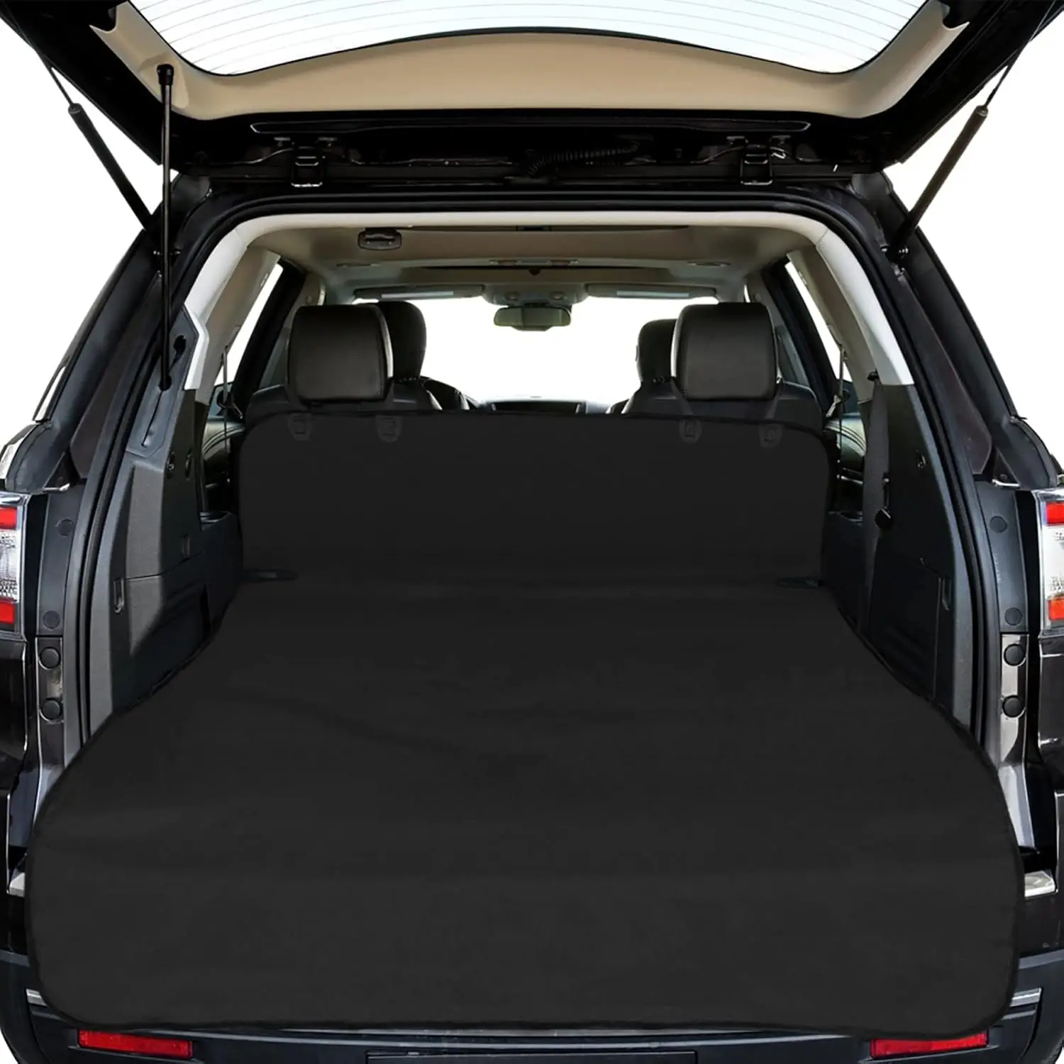 

Waterproof Pet Cargo Liner for SUVs - Scratchproof, Comfort Cushion, Bumper Flap, Easy Install, Black